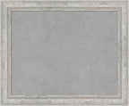 Amanti Art Silver Framed Magnetic Board 19x23 Small Vision Board for use with Magnets, 100% Metal Sheet to Display Items as Office Decor or for Home Organization in mudroom, Kitchen or Kids Room
