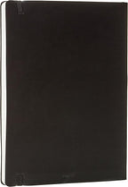 Amazon Basics Daily Planner and Journal, Soft Cover, 8.5 inch x 11 inch, Black