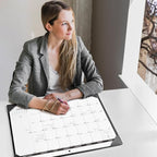 Nekmit Large Desk Calendar 2026 with Desk Protecting Pad, Runs from Jan 2026 - Jun 2027, Office Supplies 21" x 16 1/2" Desktop Calendar for Life Planning or Organizing