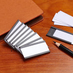 EEOYU Magnetic Label Holders with Magnets, Data Card Holders with Clear Plastic Protectors, Set of 30 (1 x 2 Inch)