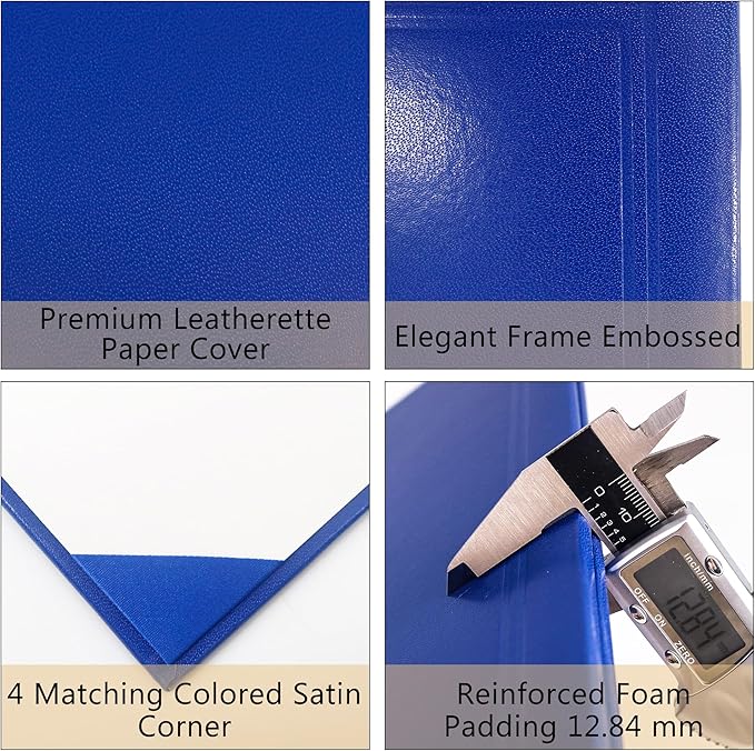 GraduationMall 11"x14" Imprinted Padded Diploma Cover Certificate Holder Royal