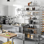 Regal Altair 21" Deep x 30" Wide x 86" Height Wire Shelving Kit | 8-Tier | NSF Commercial Storage Rack Unit
