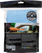 Chemical Guys MICBLUE03 Workhorse Professional Microfiber Towel, Blue (Safe for Car Wash, Home Cleaning & Pet Drying Cloths) 16" x 16", Pack of 3