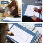 Yoment Desk Calendar 2026, Jan 2026-Dec 2027, 2026 Desk Calendar Large 17 x 12, 2026 Calendar with Plastic Cover, To-Do Lists, Leather Desktop Wall Calendar 2026-2027 for Office School Home, Blue