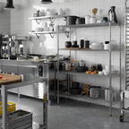 Regal Altair 18" Deep x 48" Wide x 64" Height Wire Shelving Kit | 4-Tier | NSF Commercial Storage Rack Unit