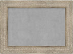 Amanti Art Silver Framed Magnetic Board 22x30 Medium Vision Board for use with Magnets, 100% Metal Sheet to Display Items as Office Decor or for Home Organization in mudroom, Kitchen or Kids Room