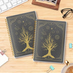 2026 Planner, Weekly and Monthly Planners with Tabs, A5 Spiral Bound Daily Calendar 2026 Planner, 12 Month Agenda Organizers from Jan. to Dec., Flexible Cover Appointment Book(Tarrow Tree)
