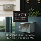 NACH Mailboxes for Outside Wall Mount, 12.5 x 5 x 10 inch, Stainless Steel Mail Box Wall Mounted, Waterproof Mailbox for Door - The Modern Envelope Mailbox
