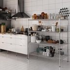 Regal Altair 24" Deep x 48" Wide x 54" Height Wire Shelving Kit | 4-Tier | NSF Commercial Storage Rack Unit