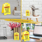 Smilelife Funny Office Cubicle Decor No Dumb Area Desk Sign Team Office Gag Gifts for Coworker Teammate Employee Boss Manager