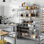 Regal Altair 18" Deep x 48" Wide x 86" Height Wire Shelving Kit | 10-Tier | NSF Commercial Storage Rack Unit
