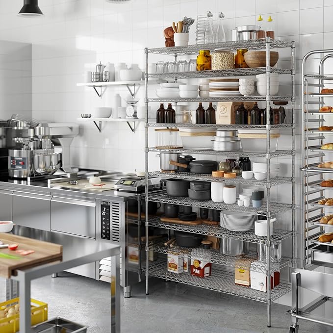Regal Altair 18" Deep x 48" Wide x 86" Height Wire Shelving Kit | 10-Tier | NSF Commercial Storage Rack Unit