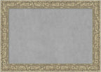 Amanti Art Silver Framed Magnetic Board 31x43 Large Vision Board for use with Magnets, 100% Metal Sheet to Display Items as Office Decor or for Home Organization in mudroom, Kitchen or Kids Room