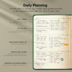 Dated, 2026 Planner, 5.8” x 8.3” - The #1 Productivity Planner to Achieve Your 2026 Goals - Planner 2026-2027 by PRODUCTIVITY STORE (A5, GREEN)