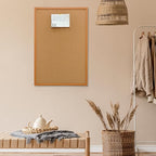 Cork Bulletin Board for Wall - 36” x 24” Bulletin Board Wall Mounted Wood Frame Message Board pin Board for School,Office and Home