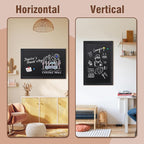SELEAD Magnetic Chalkboard Words Sign - 20" x 30" Solid Wood Black Frame Wall Decor Bulletin Black Board for Home Kitchen, Business, Restaurant, Farmhouse