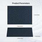 Amantech 12 Pack Acoustic Panels Self Adhesive Sound Proof Foam, High Density Sound Acoustic Panel, 16X12X0.4 Inch 4:3 Rectangle Panels in Home, Office, Reccording Room, Studio,More(Dark Blue)