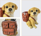 Dog Pen Holder for Desk Labrador Retriever Gifts for Men Women and Kids Unique Pen Pencil Holder Cup Funny Desktop Organizer for Home Office School Desk Decor (lemon-yellow)