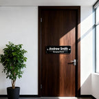 Personalized Office Wall Name Plate Sign Custom Door Name Plate Office Gifts Executive Sign Wall Plate Business Sign