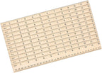 eBoot 12 Pack Wood Ruler Student Rulers Wooden School Rulers Office Ruler Measuring Ruler, 2 Scale (12 Inch and 30 cm)
