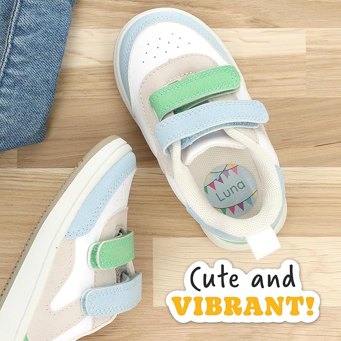 Large Name Labels for Kids (33) - Custom Stickers for Daycare and School Supplies - Durable, Waterproof Stickers for Water Bottles, Lunch Boxes, and More with Unique Designs - Llama