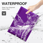 UCGOU Bubble Mailers 9.5x14.5 Inch Purple 25 Pack Poly Padded Envelopes Large #4 Mailing Packages Opaque Packaging Postal Self Seal Adhesive Waterproof Boutique Shipping Bags for Clothes
