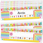 WALENGIF 36 Pcs Desk Name Tags for Classroom - Colorful Students Name Plates for Desks - Multipurpose Manuscript Name Tags for Student Desks Kindergarten Preschool 1st 2nd 3rd Grade Teaching Supplies