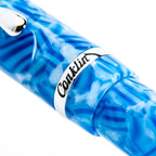 Conklin Duragraph Fountain Pen Ice Blue - Fine Nib, Elegant Writing Instrument with Cool Blue Finish
