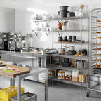 Regal Altair 18" Deep x 36" Wide x 74" Height Wire Shelving Kit | 6-Tier | NSF Commercial Storage Rack Unit