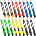TIFICAL 18 Pack Box Cutter, Utility Knife with 9MM Snap-Off Blade, Lightweight Razor Knife for Home, Office, Crafts, Box Cutter Knife Exacto Knife Perfect for Boxes, Carton, Cardboard
