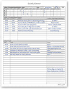 Hourly Planner Notepad. 60 Page Planning Pad w/Appointment Time Block, Task Log List & Note Sections. For Office Work Schedule & Time Management. 8.5 X 11, A4 Sheets.