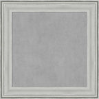 Amanti Art Silver Framed Magnetic Board 15x15 X-Small Vision Board for use with Magnets, 100% Metal Sheet to Display Items as Office Decor or for Home Organization in mudroom, Kitchen or Kids Room