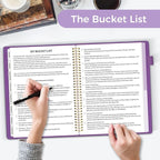 SUNEE End of Life Planner - I'm Dead Now What Planner for Seniors & Family Legacy, Large Print Spiral-Bound Estate Planning Organizer with Tabs - Final Wishes, Passwords & Funeral Planning, A4, Purple