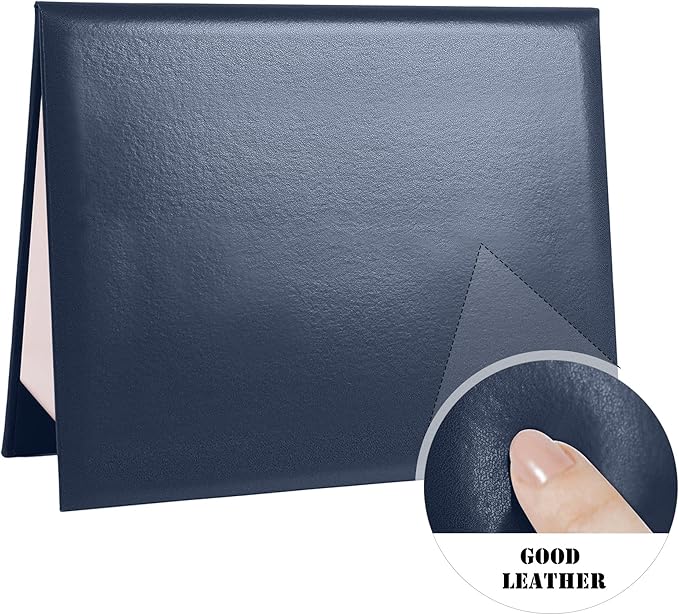 Diploma Cover 8.5” x11” Diploma Holder of Graduation Leatherette Padded Certificate（Tent Style),20-Pack