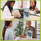 Top Notch Displays Acrylic Brochure Holder for Wall Mounting, Clear Display for 8.5" x 11" Flyers, Literature Holder for Magazines, Pamphlets, Menus, Includes Screws & Plastic Anchors – Pack of 2