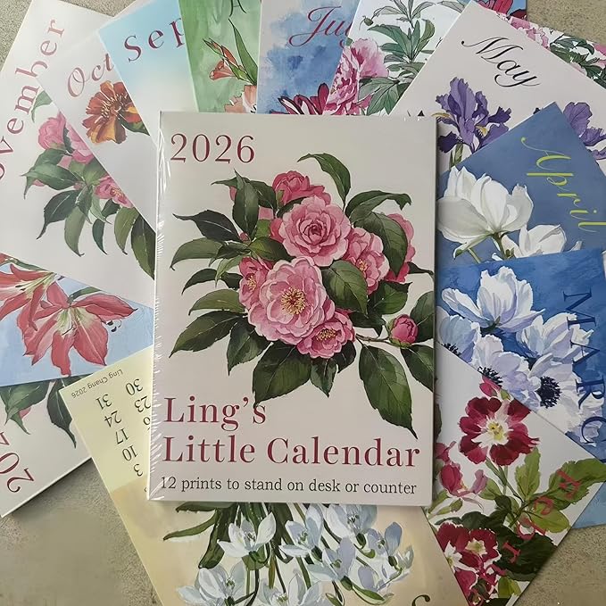 Ling Chang Little Calendar Refill 2026 Desk Calendar 5X7"
