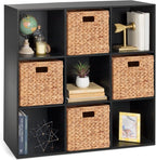 Best Choice Products 9-Cube Storage Organizer, 11in Shelf Opening, Bookcase, Display Shelf, Customizable w/ 3 Removable Back Panels - Black