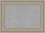 Amanti Art Silver Framed Magnetic Board 23x31 Medium Vision Board for use with Magnets, 100% Metal Sheet to Display Items as Office Decor or for Home Organization in mudroom, Kitchen or Kids Room