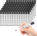 INTUNO Dry Erase Markers, 96 Count Black, Chisel tip, Low-Odor, Perfect for Office, Teaching, Meeting, Presentation, Classroom, Home