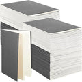 Mimorou 100 Pcs Journals Notebooks Bulk - Kraft Softcover A5 Small Notebooks 5.5 Inch x 8.3 Inch Notepads with 60 Page 30 Sheet for Writing Sketch Travel Office Supplies(Grey,Lined)