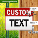Custom Sign, Custom Sign for Business, Indoor/Outdoor use. 24x30 Inches, 3M EGP Reflective, Rust Free .080 Aluminum, Fade Resistant, Made in USA by My Sign Center (Header)