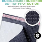 White Poly Bubble Mailers 7.25x12 inch #1 | Self Seal Padded Envelopes | Cushioned Bubble Mailer | Usable Size 7.25x11 | WaterProof | Lightweight mailing Shipping Bags | 200 Pack Bulk | Made in USA