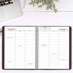 AT-A-GLANCE 2026 Appointment Book Planner, Weekly, 8-1/4" x 11", Large, Winestone (709505026)