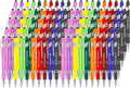 Luxeviss 100 Pcs Inspirational Pens Bulk - Motivational Ink Ballpoint Pen with Quotes Stylus Tip Nurse Gifts for School Coworkers Office Supplies Black Ink