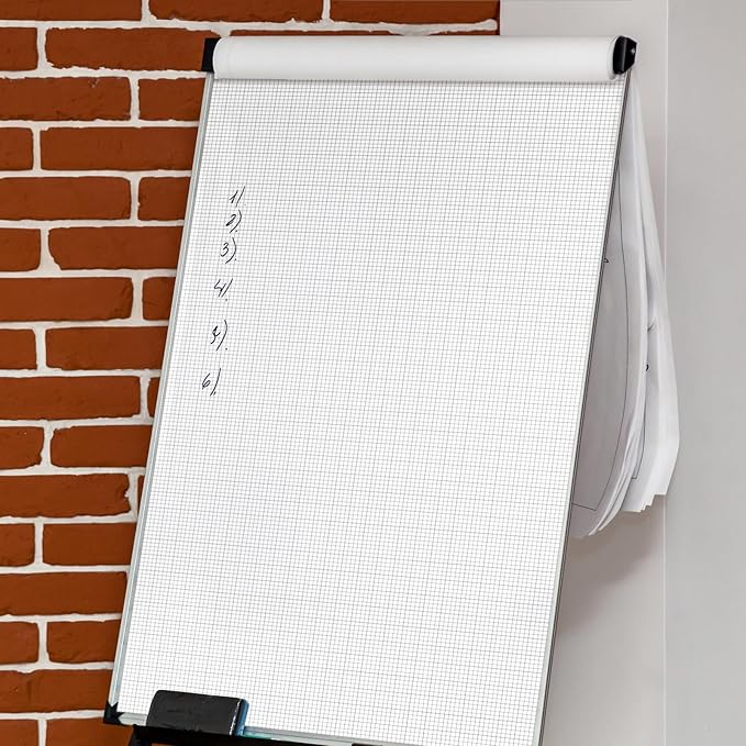 Fuyoooo 25 Sheet Graph Paper Pad 24" x 48" Large Graph 1" and 1/4" Ruled Grid Paper for Engineer Architect Designer Mathematician Draftsmen Sketch House Commercial Building Plan Drafting(White)