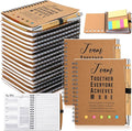 Moinchore 20 Sets Employee Appreciation Gift Inspirational Spiral Notebook with Bamboo Pen Sticky Note Thank You Valentines Day Gift for Coworker Office Staff Team Nurse Teacher (Team Together)