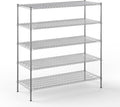 Regal Altair 24" Deep x 60" Wide x 64" Height Wire Shelving Kit | 5-Tier | NSF Commercial Storage Rack Unit