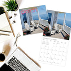Graphique 2025 On the Porch Wall Calendar | 12” x 12” | Thick Paper | Home & Office Organizer | Large Monthly Grid | 3 Languages & Marked Holidays | 4 Month Preview Page for 2026
