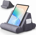 CreaDream Tablet Pillow Stand, Soft Pillow Pad for Lap, Tablet Holder Dock for Bed with 3 Viewing Angles, Pocket, Stylus Mount, Compatible with iPad Pro 13, 10.5, 9.7 Air, Mini, Galaxy Tab, E-Reader
