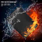ENGPOW Expanding File Folder Important Document Organizer Fireproof Document Bag-A4 Size, 25 Pockets,Color Labels,Non-Itchy Silicone Coated Portable Filing Organizer Folder(14.3" x 9.8")